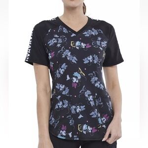 Women's mini mouse scrub top
